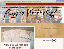 Tablet Screenshot of barriowriters.org